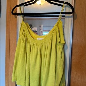 BUCKETLIST Lime Green Camisole Top